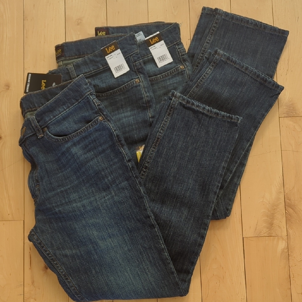 NWT BUNDLE Lee Men's Legendary Regular Straight Jean (Lot of 3)